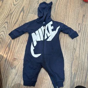 Nike navy onesie